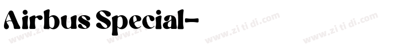 Airbus Special字体转换